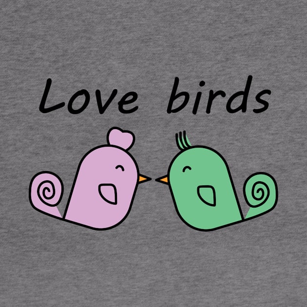 Cute Love Birds by Geometric Designs